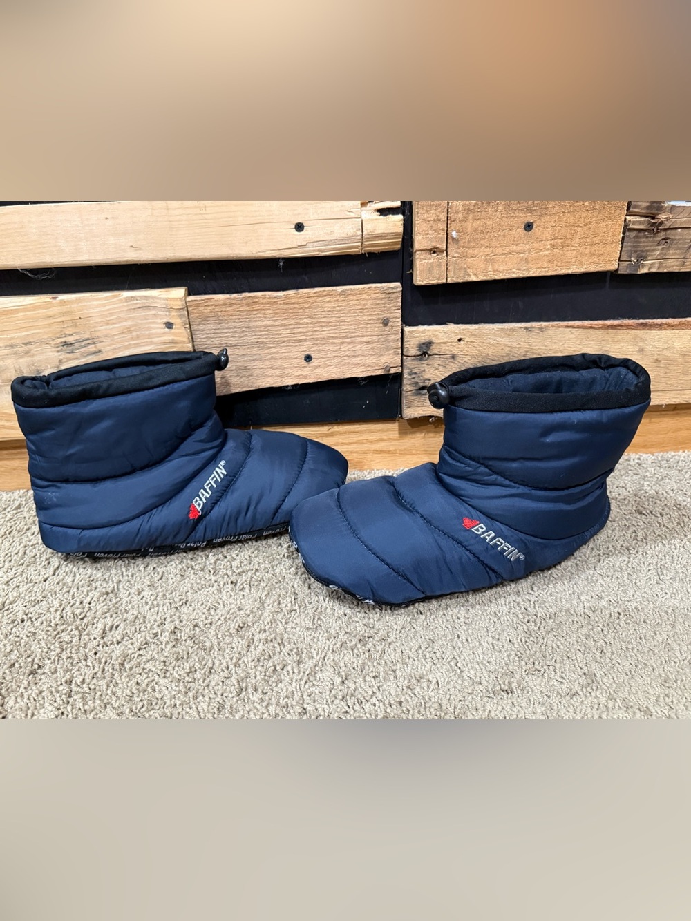 BAFFIN Women’s Navy Blue CUSH BOOTY | Unisex
Hybrid Slipper Size XL (11)
